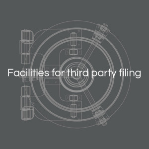 Facilities for third party filing